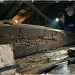 Termite bois charpente : sciure, galeries, diagnostic du bois