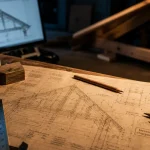 Dessin charpente bois : cotes et assemblages à vérifier