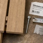 Entretoise bois 4 mm en terrasse pour ventilation entre lames