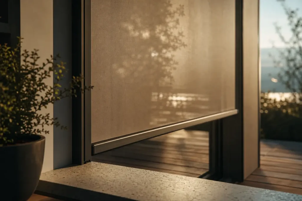 Ombre, intimité, vent : quel store extérieur vertical choisir selon l’exposition ?