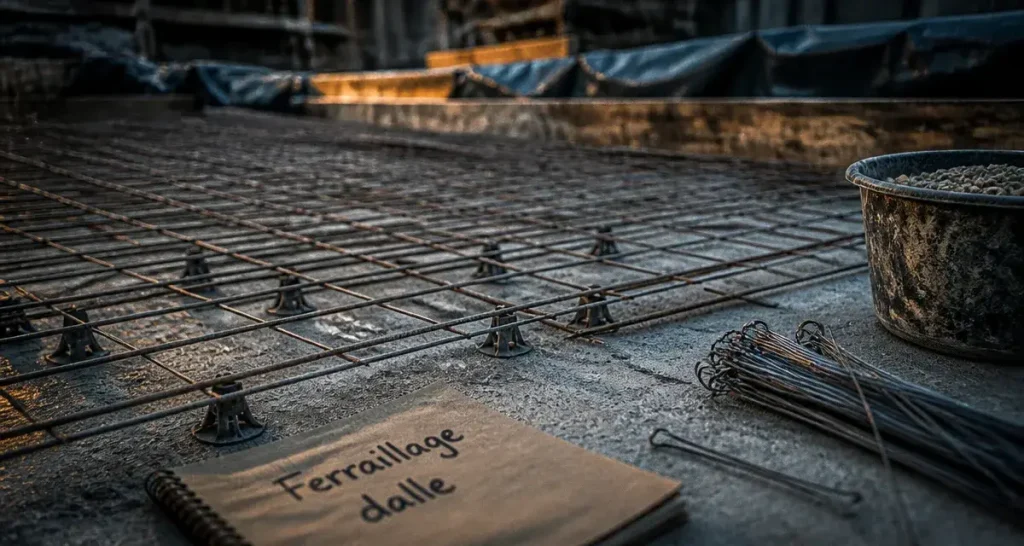 Ferraillage de dalle béton : 3 erreurs fatales qui compromettent votre structure