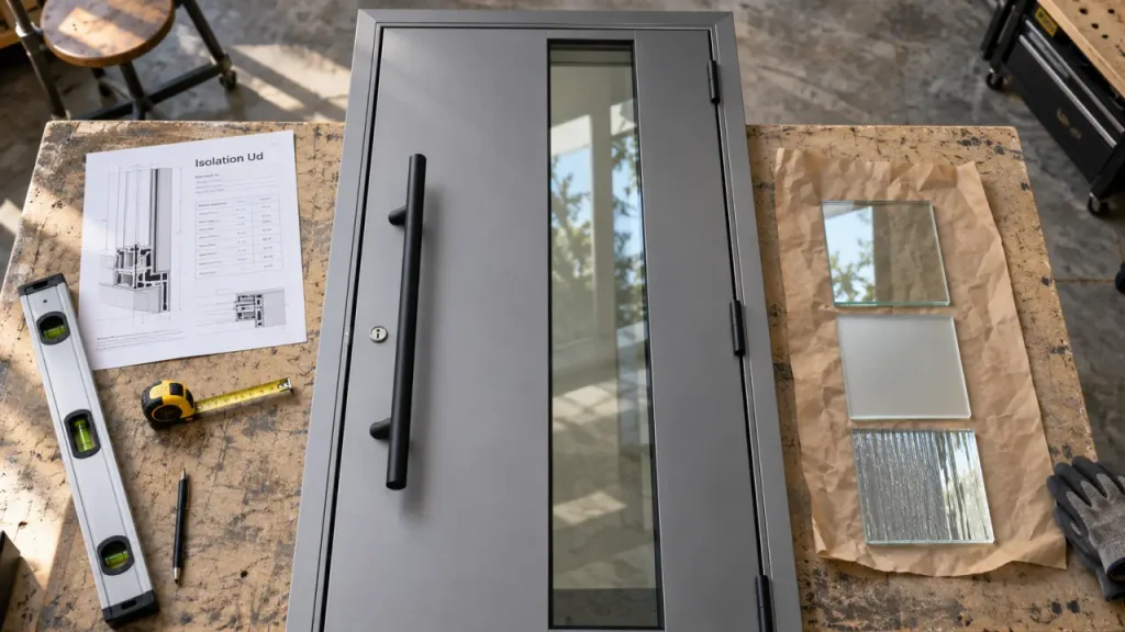 Porte d entrée alu : lumière, sécurité et confort