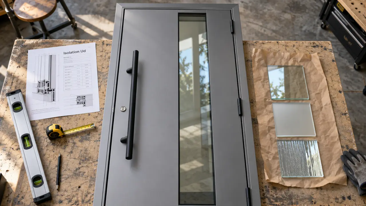 Porte d entrée alu : lumière, sécurité et confort