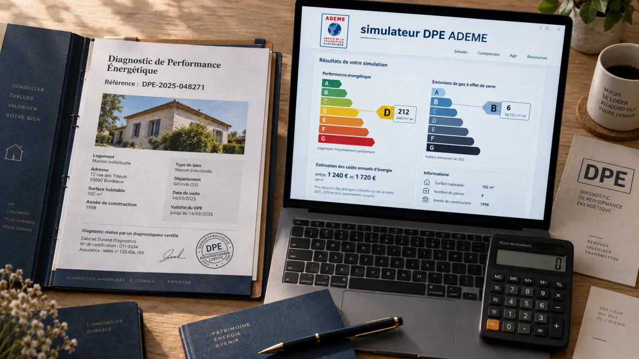 simulateur dpe ademe pour vérifier votre nouvelle étiquette DPE