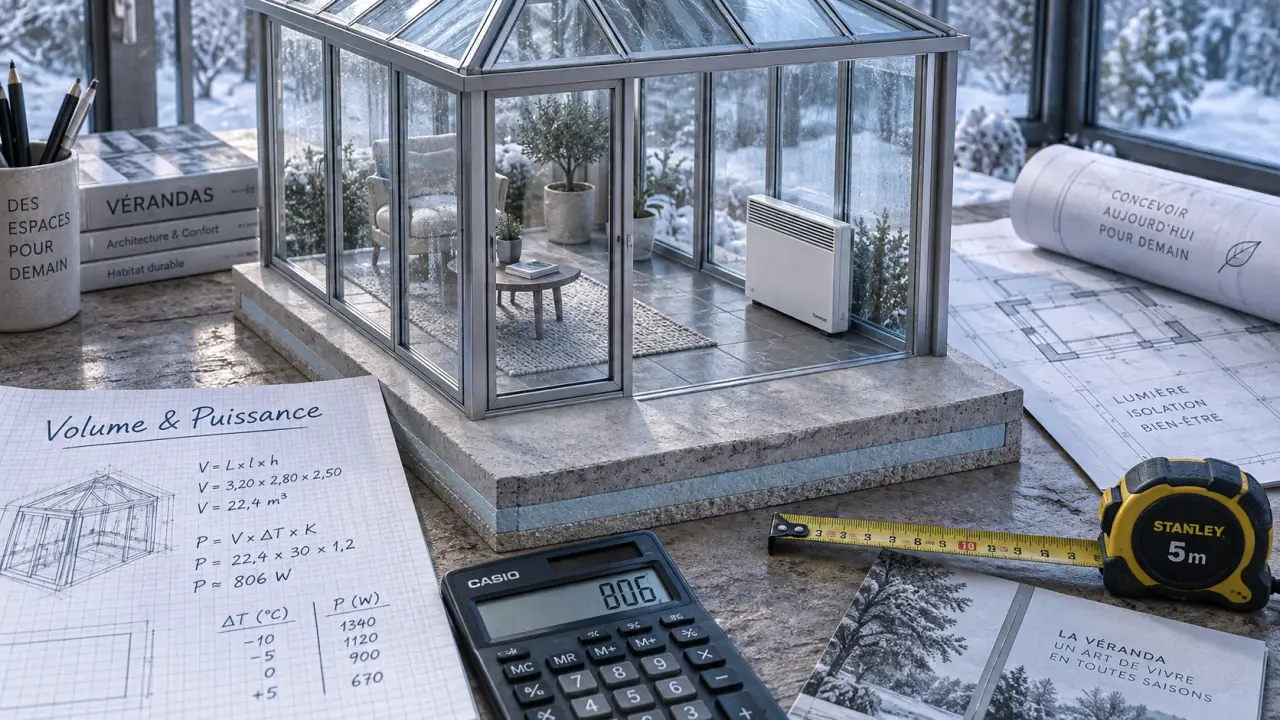 Chauffage dans veranda mal dimensionné : facture explosive